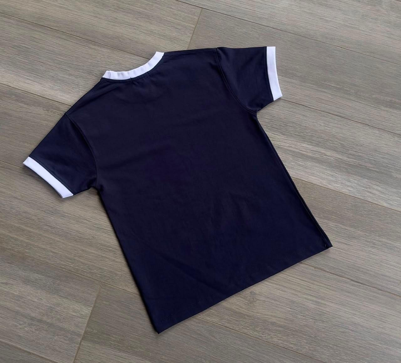 Ringer Tees - Navy